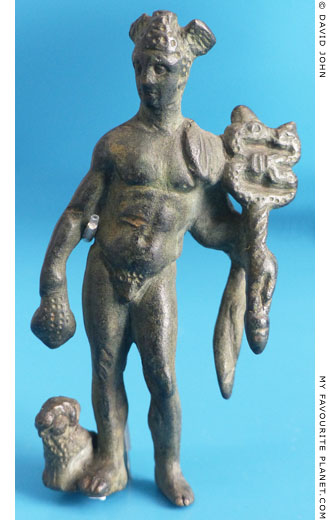 Small bronze statuette of Mercury at My Favourite Planet