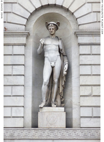 A statue of Mercury on the Porta Venezia, Milan at My Favourite Planet