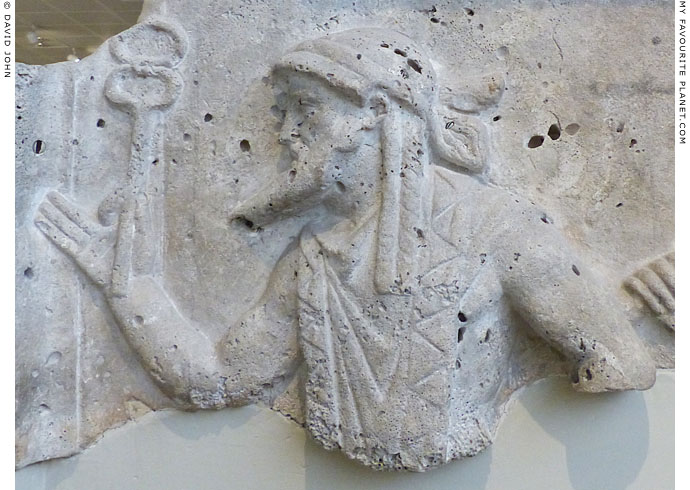Hermes on the relief from Piraeus at My Favourite Planet