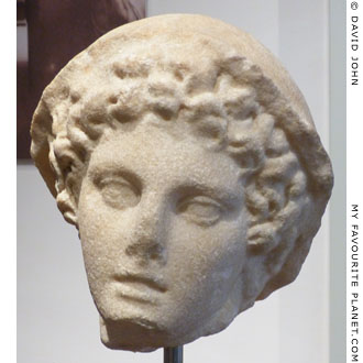 Small marble head of Hermes, Barracco Museum, Rome at My Favourite Planet