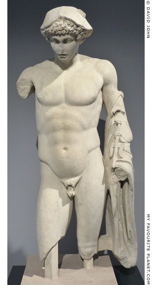 Marble statue of the Hermes Ludovisi type, Palazzo Massimo alle Terme, Rome at My Favourite Planet