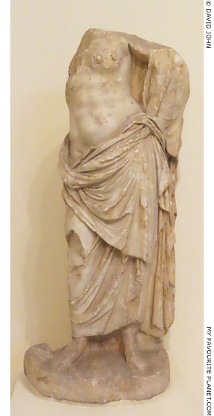A statue of Aphrodite from Loukou, Arkadia at My Favourite Planet
