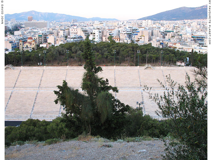 The location of the tomb of Herodes Atticus next to the Panathenaic Stadium, Athens at My Favourite Planet