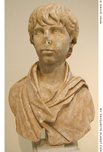 Bust of Polydeukes from Kifissia, Attica at My Favourite Planet