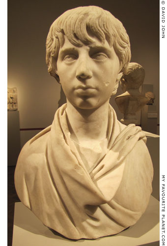 Marble bust of Polydeukes, Altes Museum, Berlin at My Favourite Planet