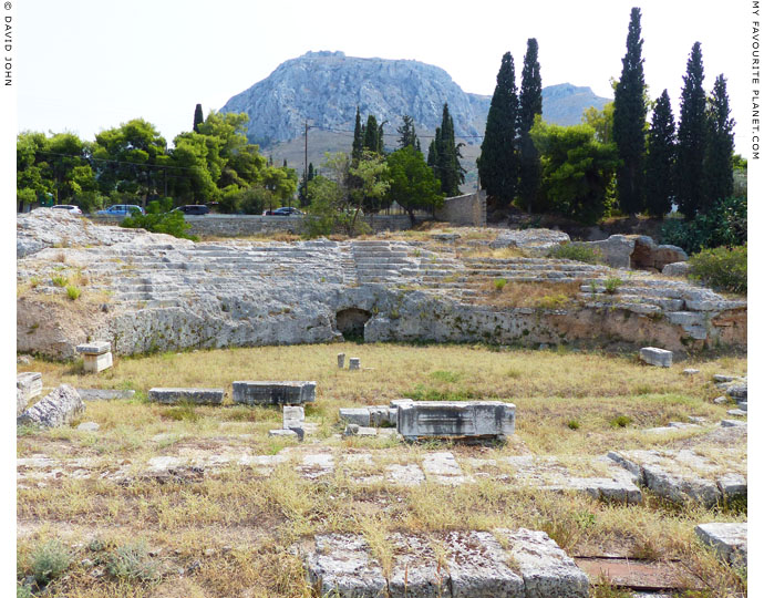 The remains of the Roman Odeion of Ancient Corinth at My Favourite Planet
