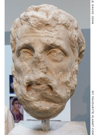 Marble head of Herodes Atticus, British Museum at My Favourite Planet