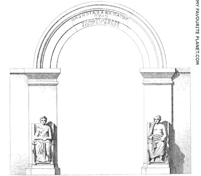 An early reconstruction drawing of the Gateway of Immortal Harmony, Marathon at My Favourite Planet