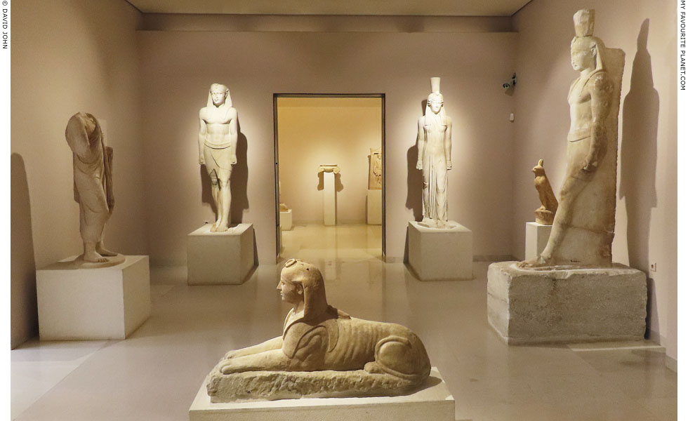 Sculptures from the Sanctuary of the Egyptian Gods at Brexiza in the Marathon Archaeological Museum at My Favourite Planet