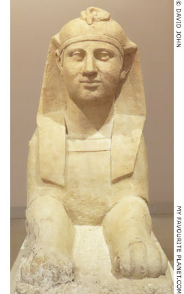A statue of a Sphinx from the Sanctuary of the Egyptian Gods at Brexiza at My Favourite Planet