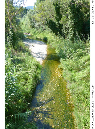 The Kladeos river flowing through Olympia at My Favourite Planet