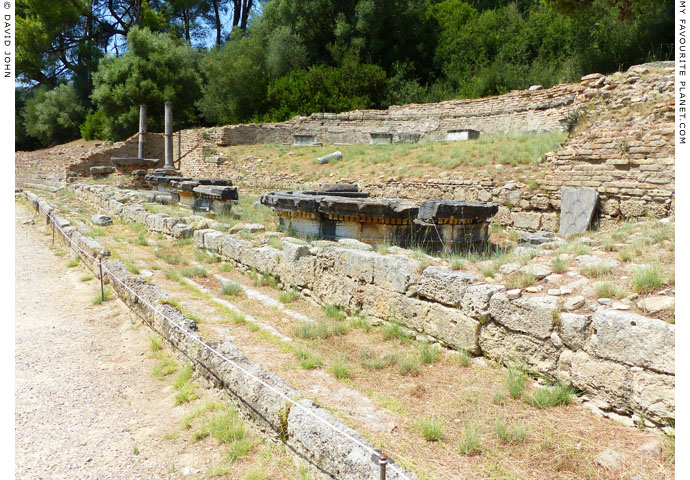 The Nymphaeum of Herodes Atticus in the Sanctuary of Zeus, Olympia at My Favourite Planet