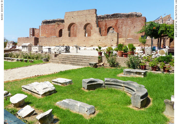 The facade of the Roman Odeon of Ancient Patras at My Favourite Planet