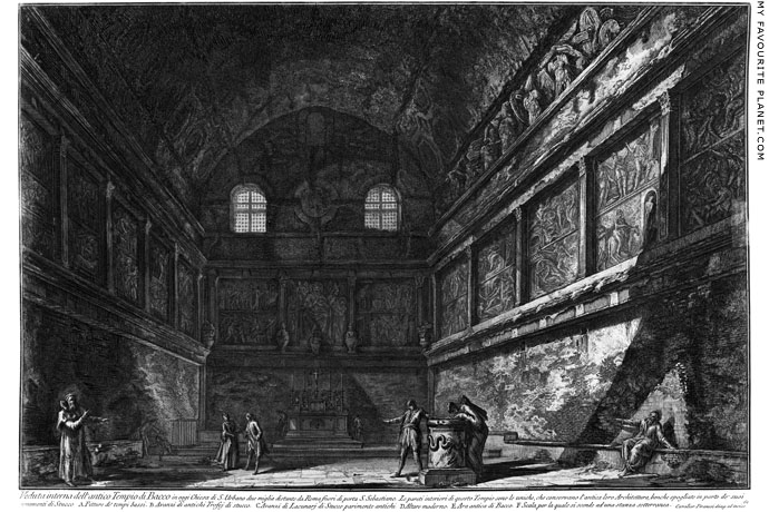 The interior of the church of Sant' Urbano alla Caffarella by Piranesi at My Favourite Planet