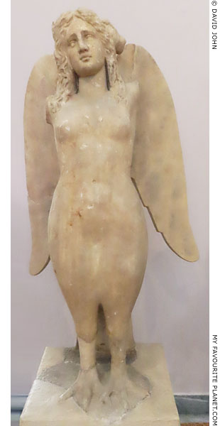 Statue of a Siren in Athens at My Favourite Planet Statue of a Siren in Athens at My Favourite Planet