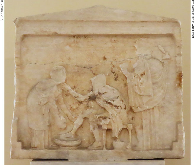 Marble relief of Ulysses, his nurse Eurykleia and Penelope at My Favourite Planet Marble relief of Ulysses, his nurse Eurykleia and Penelope at My Favourite Planet
