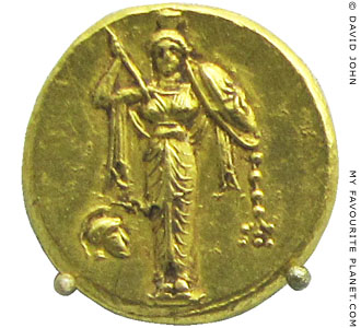 The Palladion on a gold stater, Bode Museum, Berlin at My Favourite Planet The Palladion on a gold stater, Bode Museum, Berlin at My Favourite Planet