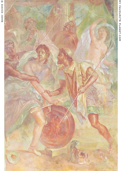 Achilles with the daughters of Lykomedes on Skyros at My Favourite Planet Achilles with the daughters of Lykomedes on Skyros at My Favourite Planet