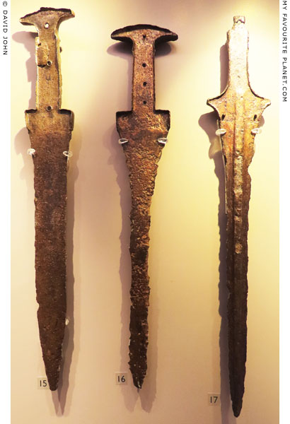 Bronze swords of the Mycenaean period from Kos at My Favourite Planet
