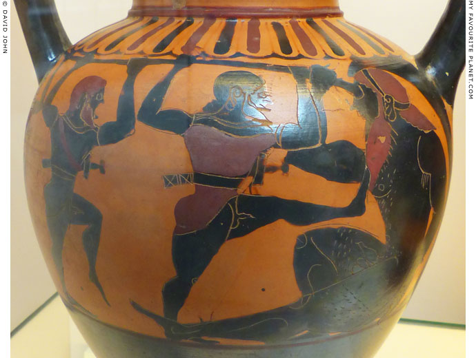 Odysseus and his companions blinding Polyphemos, British Museum at My Favourite Planet