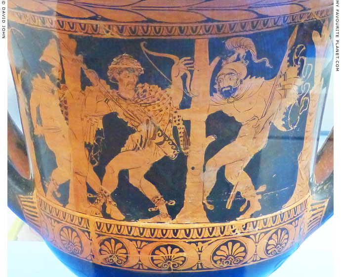Odysseus and Diomedes capture the Trojan spy Dolon at My Favourite Planet