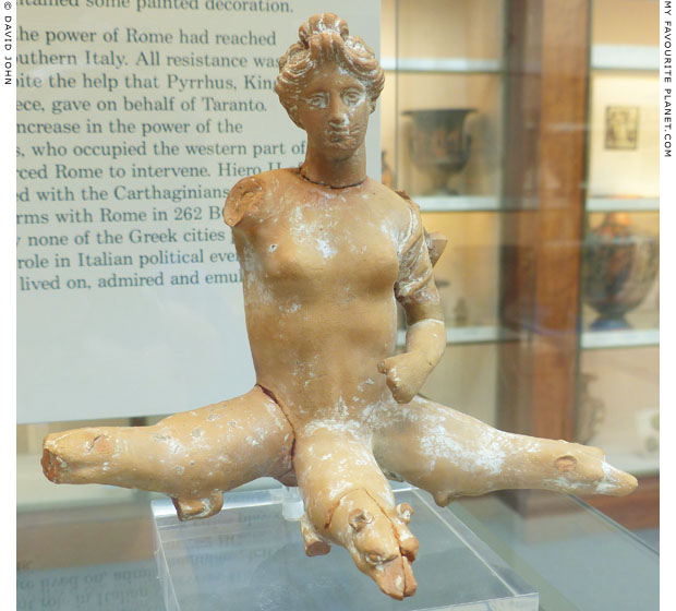 Terracotta figure of Skylla, British Museum, London at My Favourite Planet