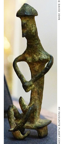 Bronze figurine of Ajax committing suicide, British Museum at My Favourite Planet