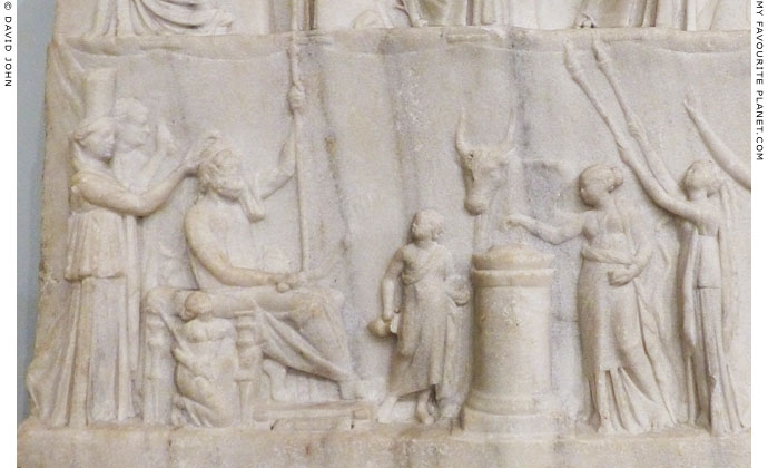 Detail of the Apotheosis of Homer, British Museum, London at My Favourite Planet