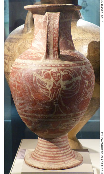 A siren on an Etruscan amphora at My Favourite Planet