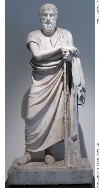 Statue of Homer or a philosopher from Herculaneum at My Favourite Planet