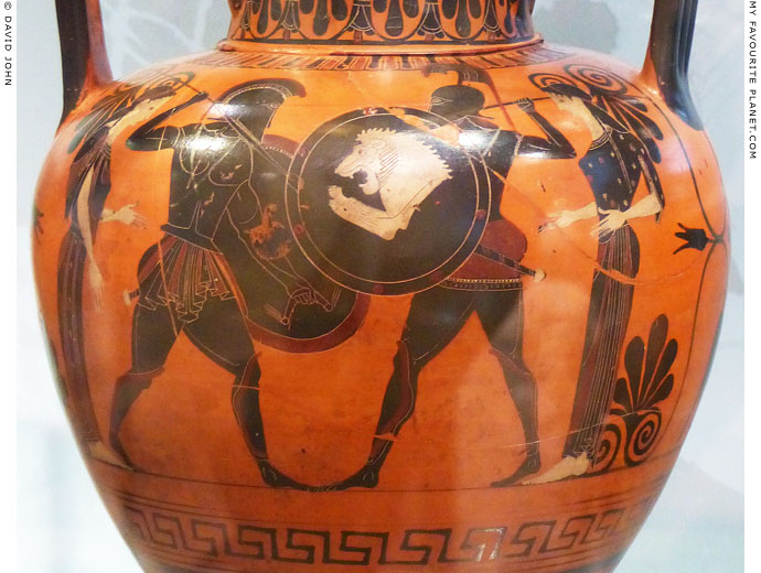 Achilles fights the Ethiopian king Memnon, watched by Thetis and Eos at My Favourite Planet Achilles fights the Ethiopian king Memnon, watched by Thetis and Eos at My Favourite Planet