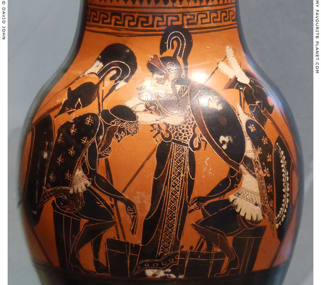 Achilles and Ajax playing a board game, Ashmolean Museum, Oxford at My Favourite Planet Achilles and Ajax playing a board game, Ashmolean Museum, Oxford at My Favourite Planet