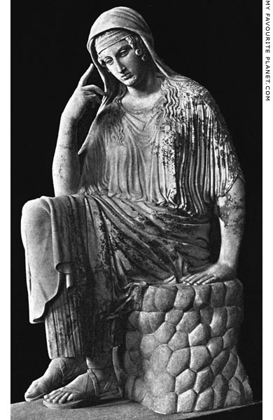 The so-called Penelope seduta marble statue at My Favourite Planet The so-called Penelope seduta marble statue at My Favourite Planet