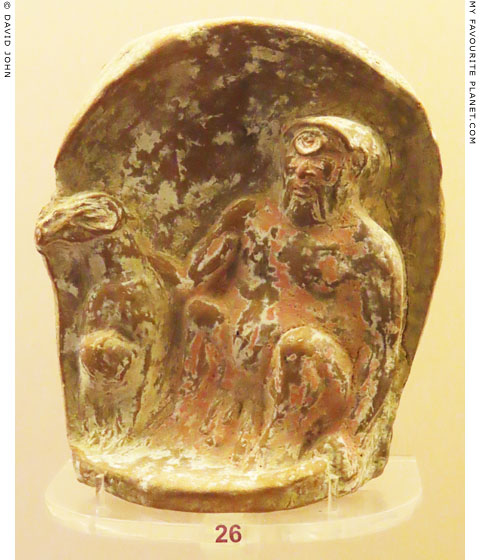 Odysseus in Polyphemos' cave on a vase fragment from Rheneia at My Favourite Planet Odysseus in Polyphemos' cave on a vase fragment from Rheneia at My Favourite Planet