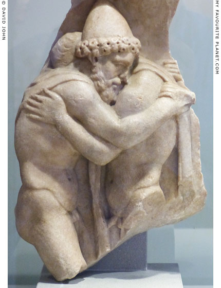 Marble relief of Ulysses and Laertes in the Barracco Museum at My Favourite Planet Marble relief of Ulysses and Laertes in the Barracco Museum at My Favourite Planet
