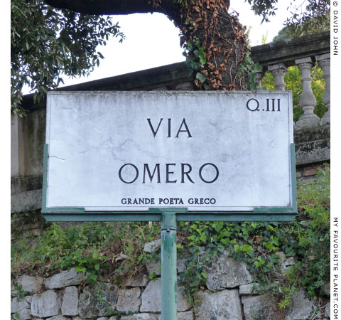 Via Omero, Rome at My Favourite Planet