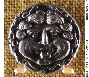 The head of Gorgon Medusa on a coin of Parion at My Favourite Planet The head of Gorgon Medusa on a coin of Parion at My Favourite Planet