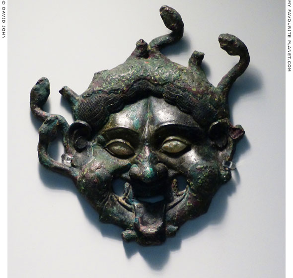 A bronze Gorgoneion from the Athens Acropolis at My Favourite Planet A bronze Gorgoneion from the Athens Acropolis at My Favourite Planet