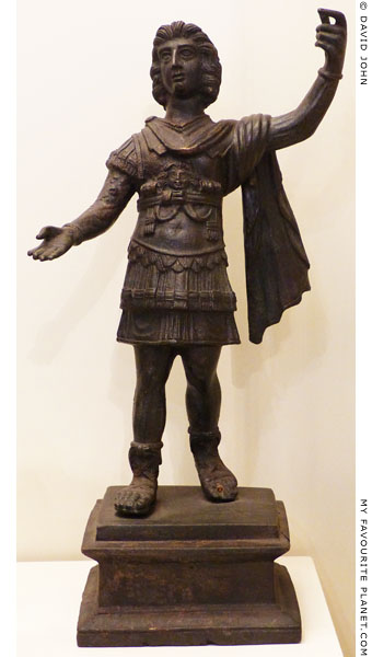 Statuette depicting Alexander the Great as a Roman general at My Favourite Planet