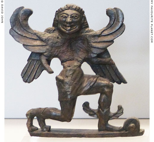 Small bronze figure of Medusa from the Sanctuary of Hera, Perachora Corinthia, Greece at My Favourite Planet Small bronze figure of Medusa from the Sanctuary of Hera, Perachora Corinthia, Greece at My Favourite Planet