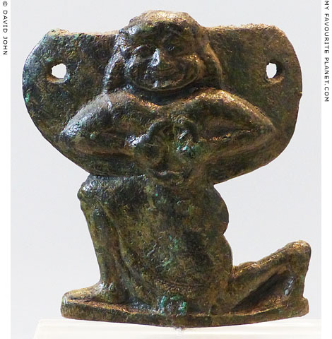 Small bronze figure of Medusa from Phoiniki, Laconia at My Favourite Planet