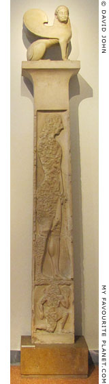 The restored Gorgon Stele from Kerameikos at My Favourite Planet The restored Gorgon Stele from Kerameikos at My Favourite Planet