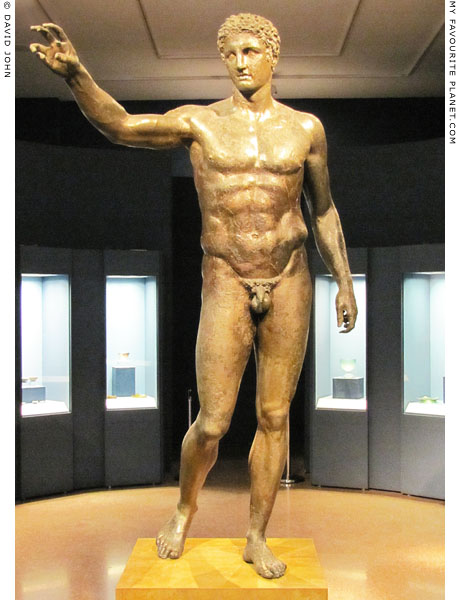 The Antikythera Youth, a bronze statue of a young male at My Favourite Planet The Antikythera Youth, a bronze statue of a young male at My Favourite Planet