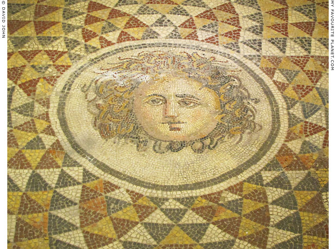 Mosaic head of Medusa from Pergamon at My Favourite Planet