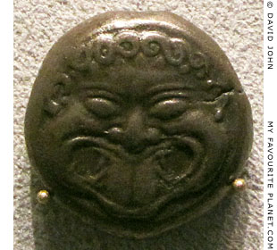 The head of Medusa on a Lesbian billonstatere coin at My Favourite Planet The head of Medusa on a Lesbian billonstatere coin at My Favourite Planet