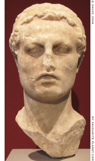 Marble head of Antiochus IV Epiphanes at My Favourite Planet Marble head of Antiochus IV Epiphanes at My Favourite Planet