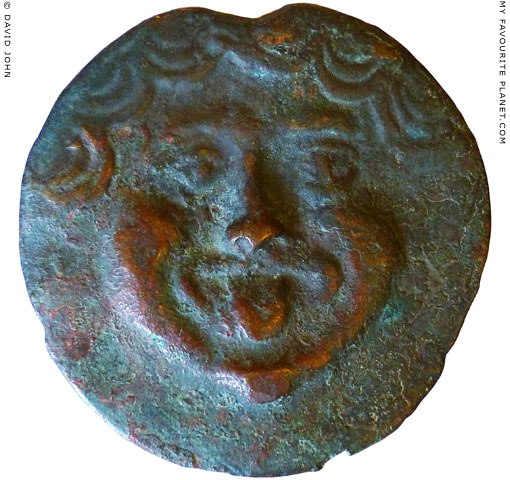 The Gorgoneion on a large bronze as from Olbia at My Favourite Planet The Gorgoneion on a large bronze as from Olbia at My Favourite Planet