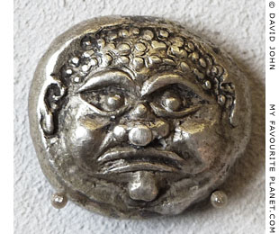 The head of Gorgon Medusa on a silver half stater from Anatolia at My Favourite Planet The head of Gorgon Medusa on a silver half stater from Anatolia at My Favourite Planet