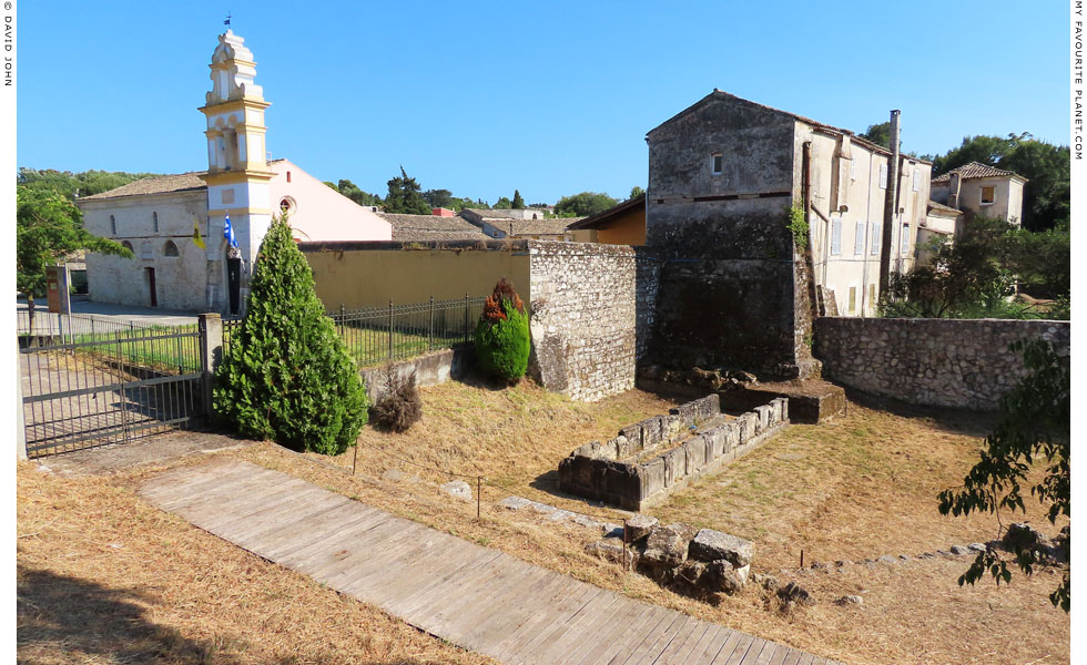 The Temple of Artemis site and the Monastery of Agios Theodoros, Corfu at My Favourite Planet