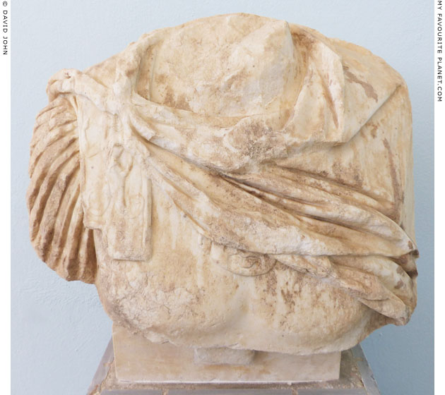 A bust, probably Marcus Aurelius, wearing a cuirass with a Gorgoneion at My Favourite Planet